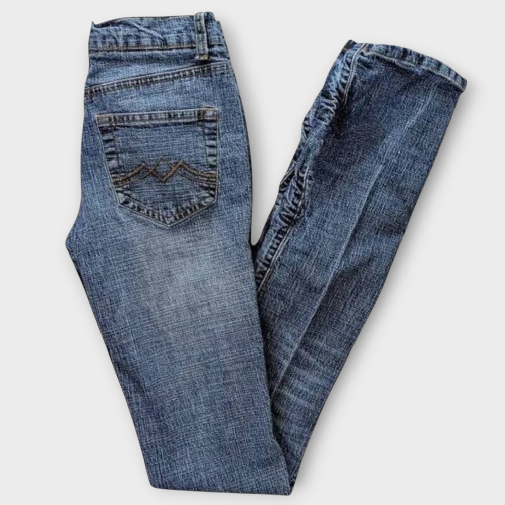 Bebe Size 25 Vintage Skinny Stretch Jeans Rouched leg